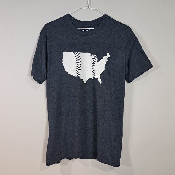 Baseballism Other - Baseballism USA Baseball T-Shirt Dark Gray Medium